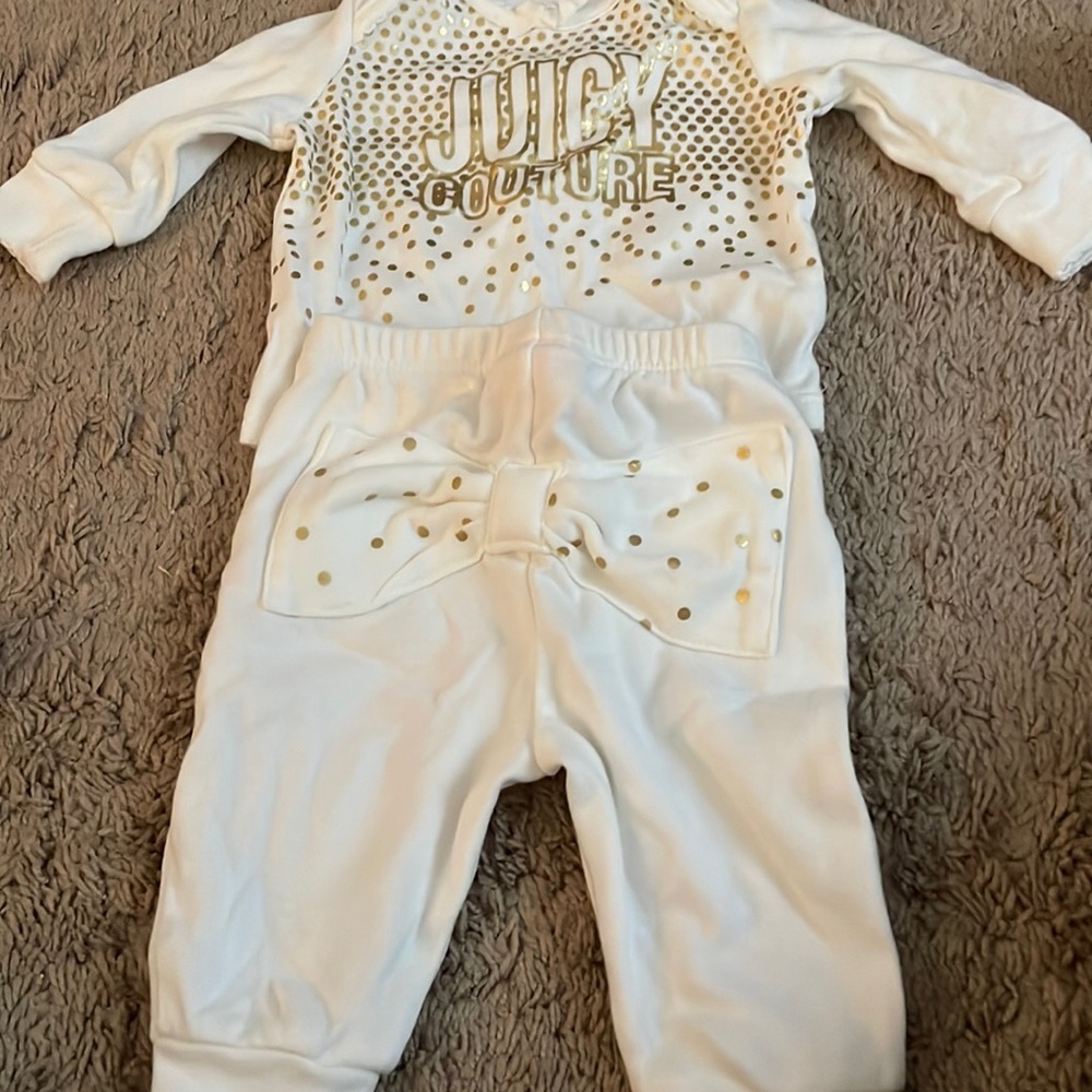 Juicy contour 0/3 month outfit